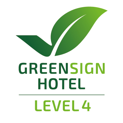 Nachhaltiges Hotel mit Green Sign Zertifikat